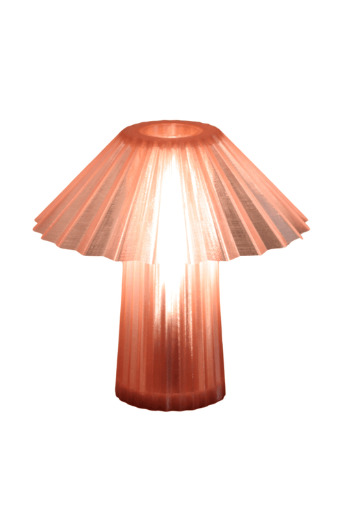 Sofiest Designs Umbrella Table Lamp In Transparent Pink