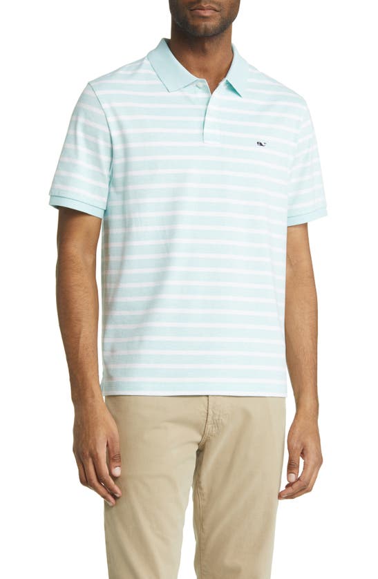 Vineyard Vines Bradley Striped Polo Shirt In Stripe Andros Blue