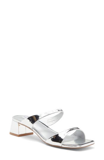 Shop Steve Madden Azriel Slide Sandal In Silver