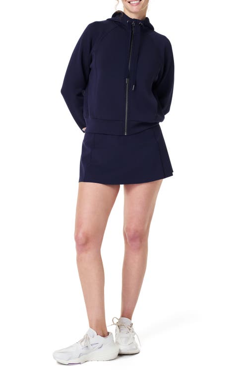 Shop Spanx ® Airessentials Zip-up Hoodie In Lapis Blue