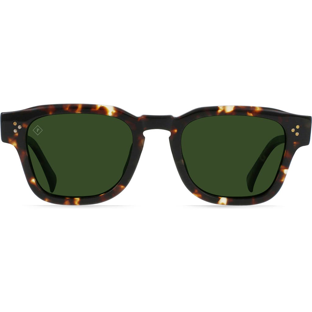 Raen Rece 51mm Polarized Square Sunglasses In Brown