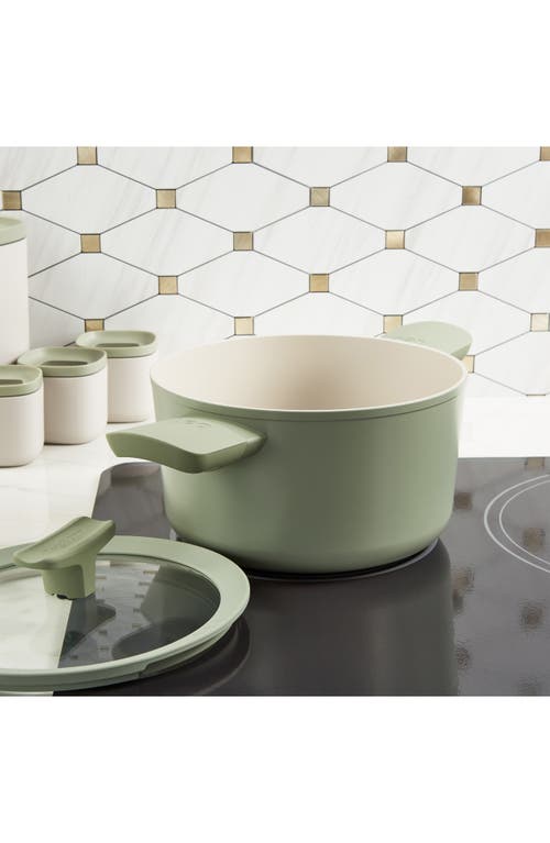 Berghoff Leo Balance 3.3-quart Covered Stock Pot In Sage