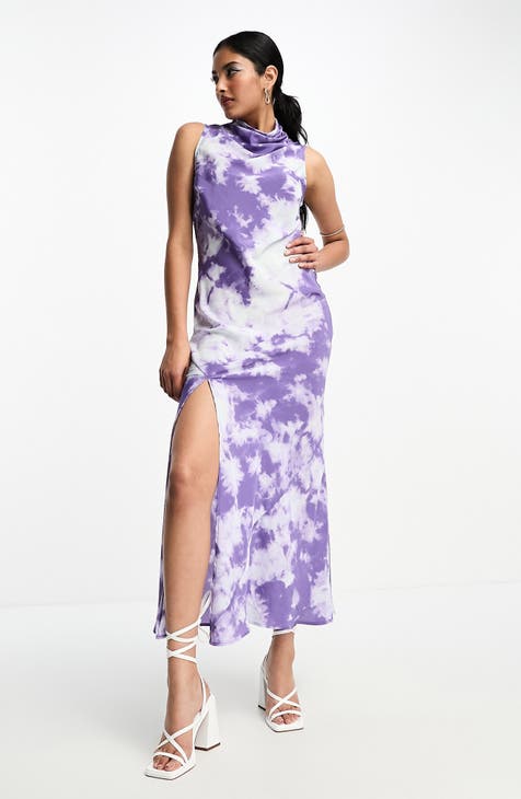 Women's Los Angeles Lakers G-III 4Her by Carl Banks Purple Opening Day Maxi  Dress