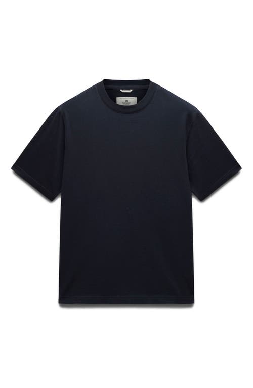Reigning Champ T-shirt Midweight Jersey In Navy