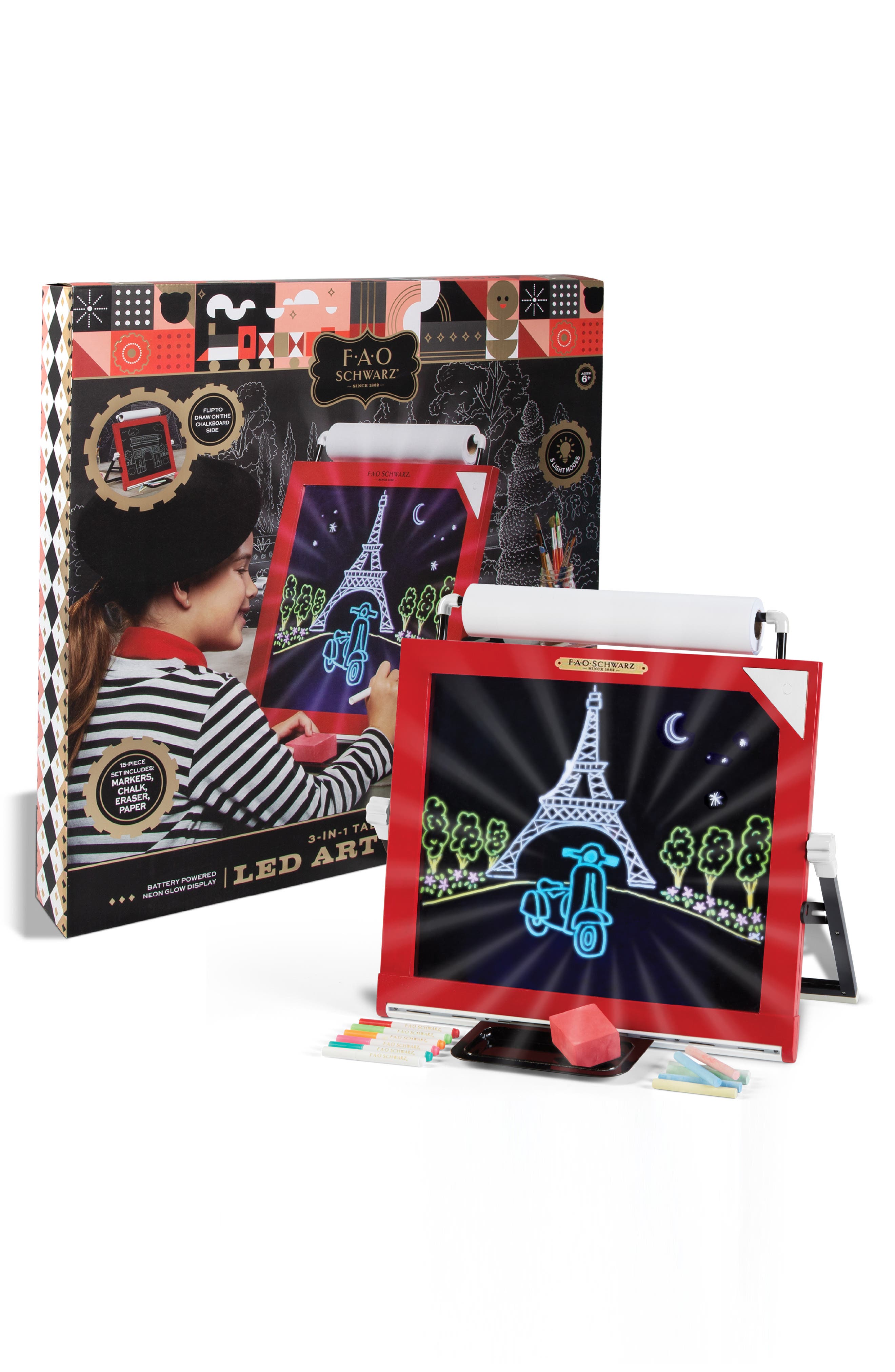 Fao Schwarz Tabletop Two Sided 3 In 1 Easel Set Nordstrom