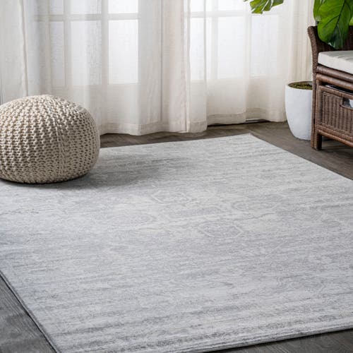 Jonathan Y Modern Persian Vintage Medallion Area Rug In Gray