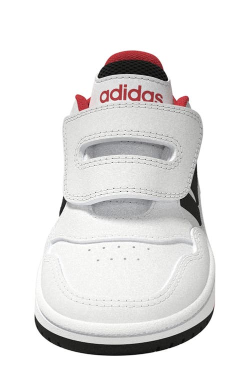 Shop Adidas Originals Adidas Kids' Hoops Shoes In White/black/bright Red