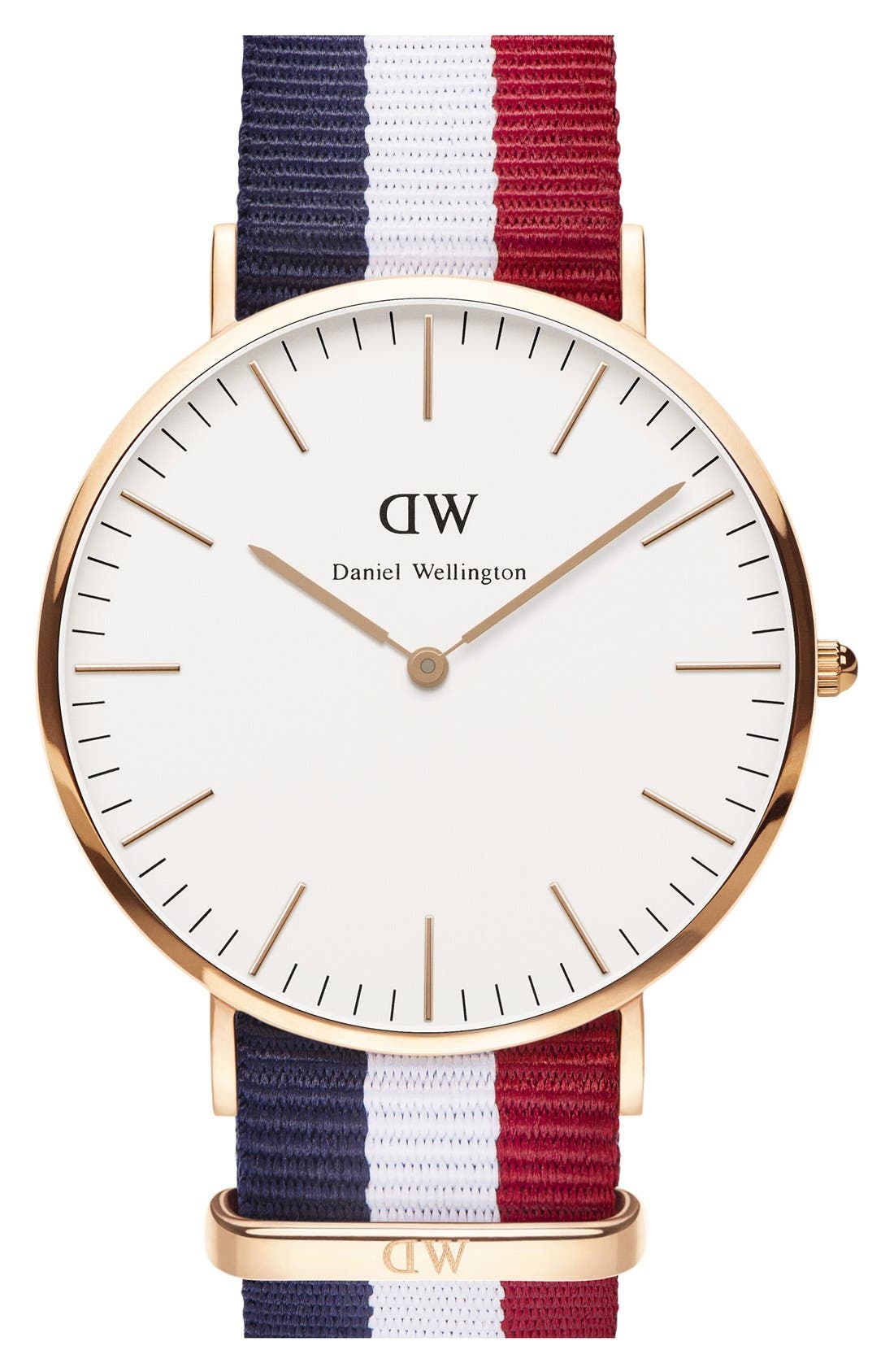Daniel Wellington 'Classic Cambridge' NATO Strap Watch, 40mm Nordstrom