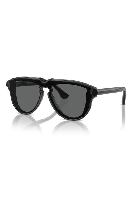 Shop Burberry 36mm Pilot Sunglasses In Dark Grey