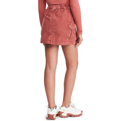 Bdg Urban Outfitters Corduroy Utility Skirt, Red