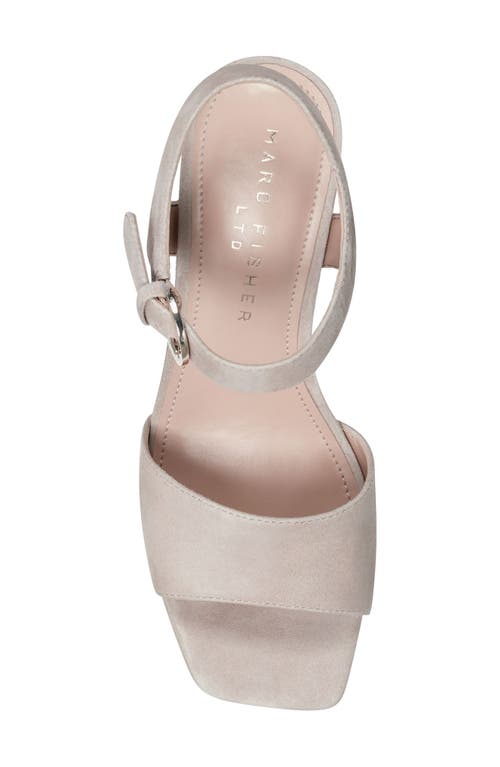 Marc Fisher Ltd Cinthia Platform Sandal In Light Natural
