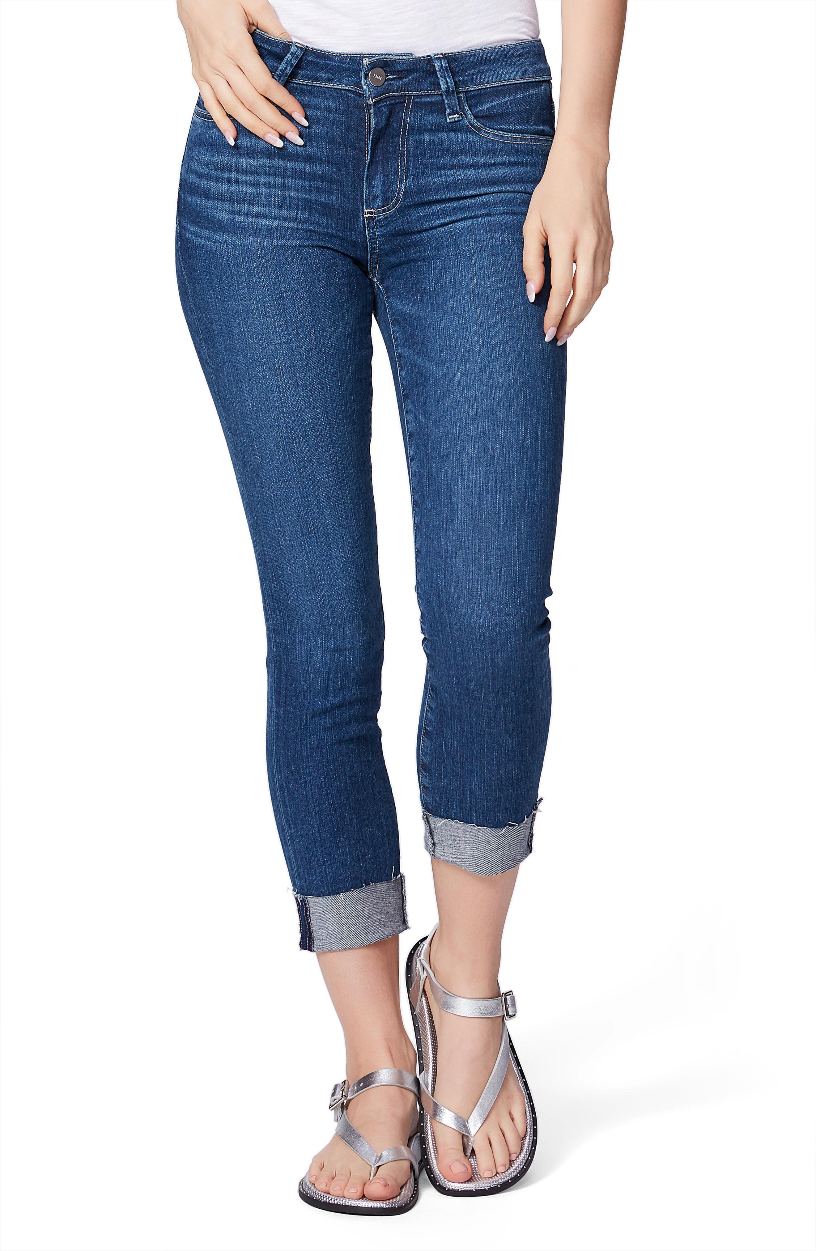 paige cropped jeans