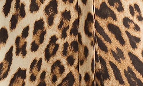 Mango Leopard Print Sleeveless Midi Shirtdress In Brown