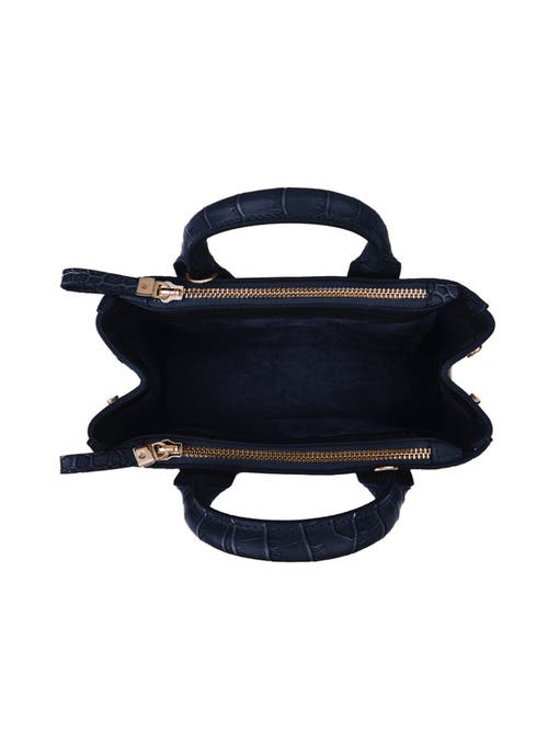 Teddy Blake Bella Croco 9" In Blue Jeans