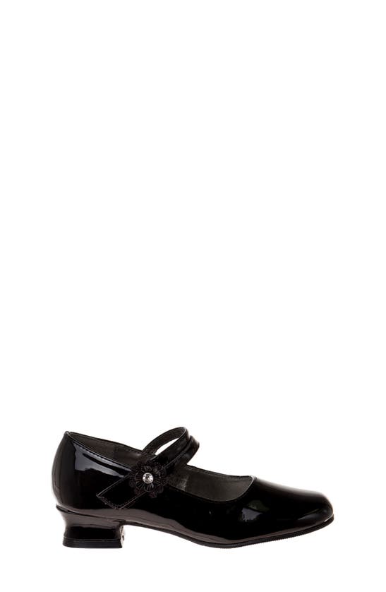 Shop Josmo Kids' Square Toe Mary Jane Pump In Black Patent