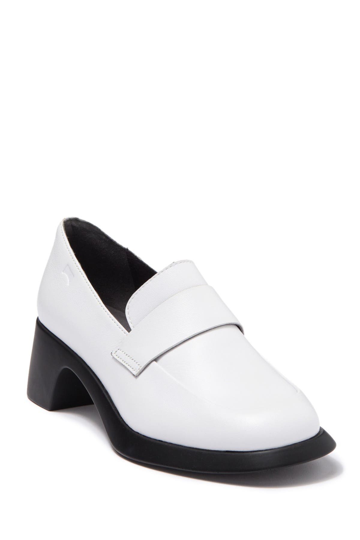 camper trisha heeled loafer