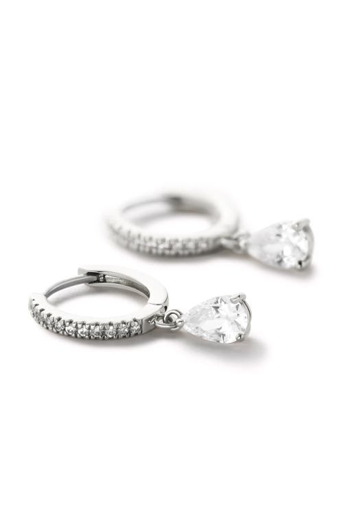 Ana Luisa Delicate Huggie Hoops In Silver