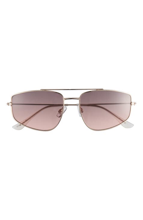53mm Square Aviator Sunglasses