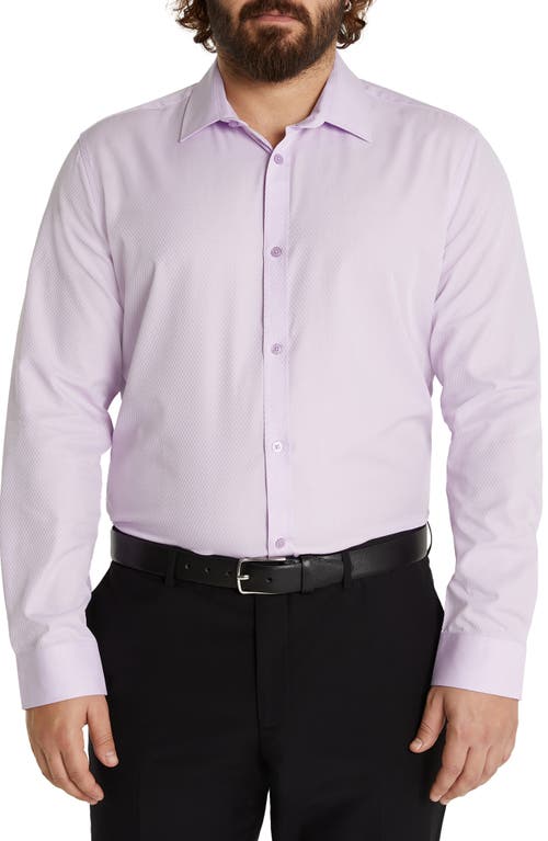 Johnny Bigg Boston Textured Button-Up Shirt in Lilac