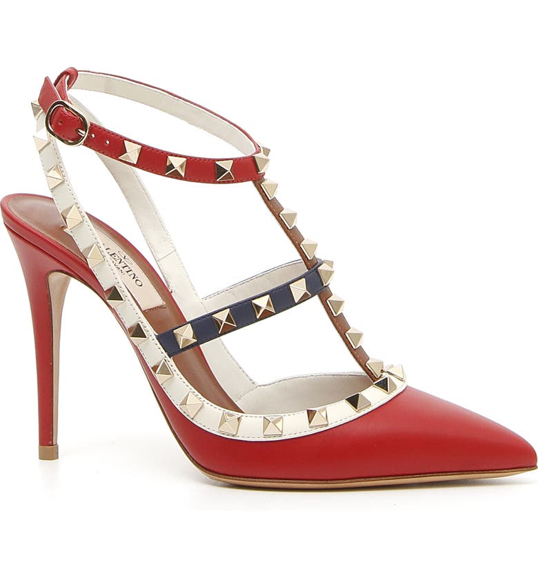 VALENTINO GARAVANI Rockstud T-Strap Pump (Women) | Nordstrom