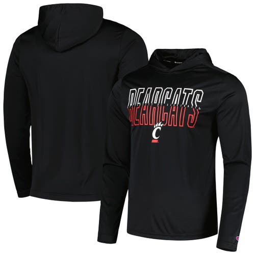 Men's Champion Black Cincinnati Bearcats Impact Pullover Hoodie