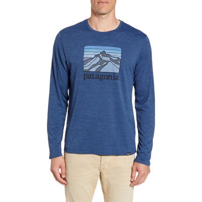 Patagonia Capilene Cool Daily Long Sleeve T-Shirt, Blue