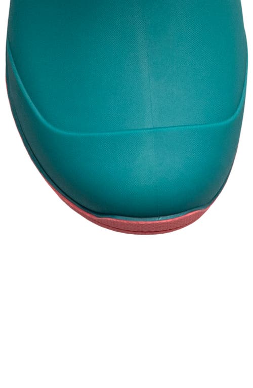 Bogs Kids' Essential Mid Waterproof Rain Boot In Turquoise