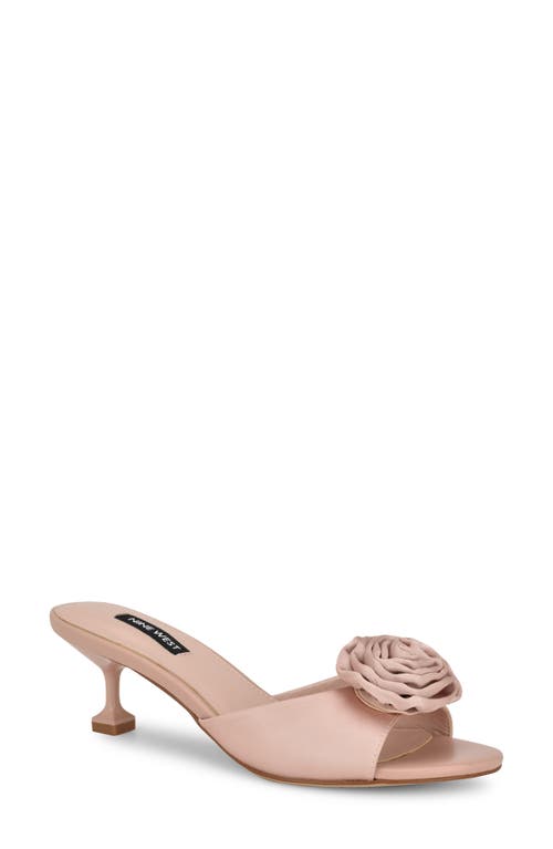 Nine West Dhalia Slide Sandal In Light Pink