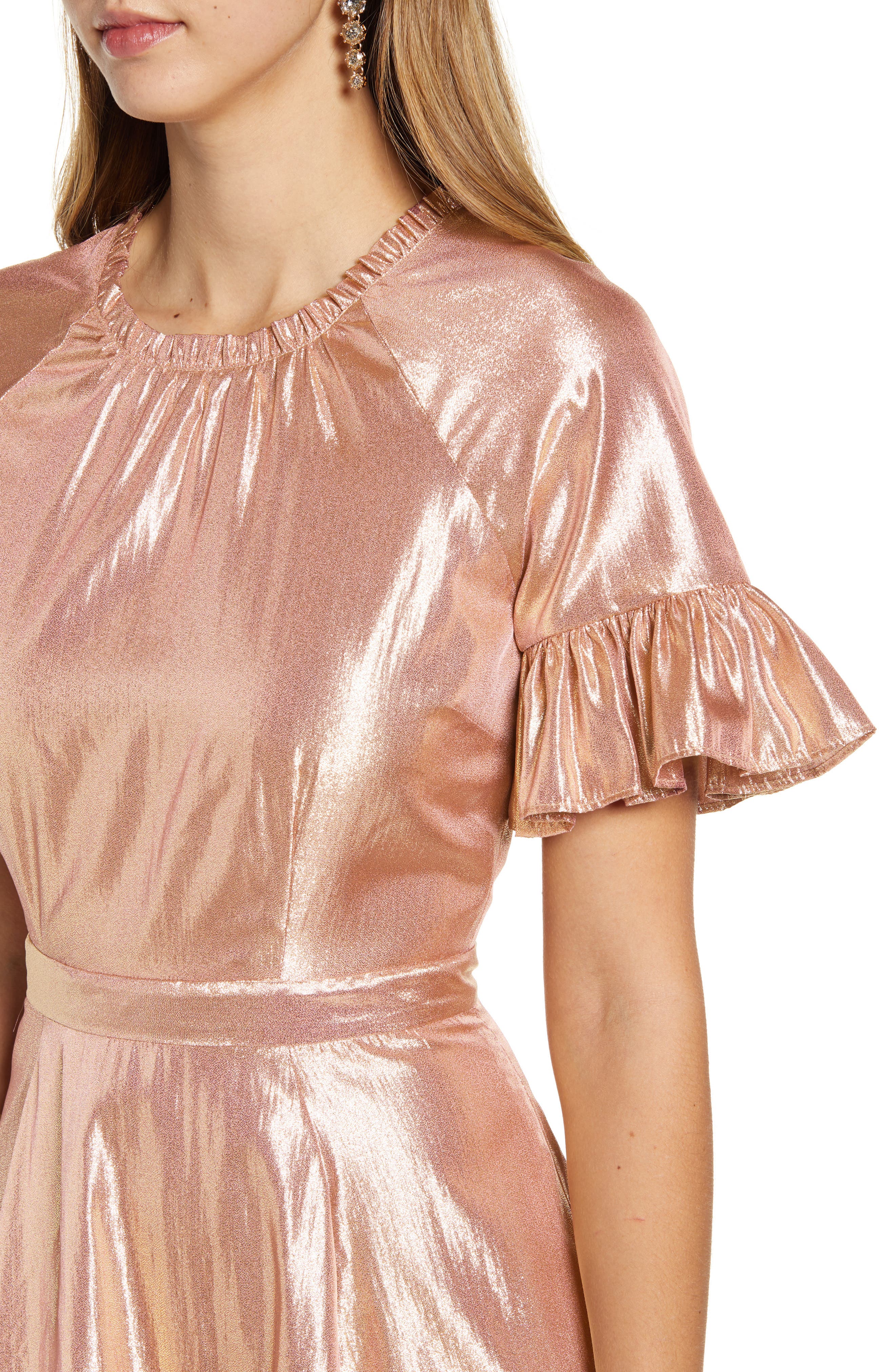 nordstrom rack gold dress