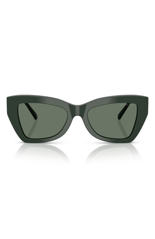 Michael Kors Montecito 52mm Cat Eye Sunglasses In Green