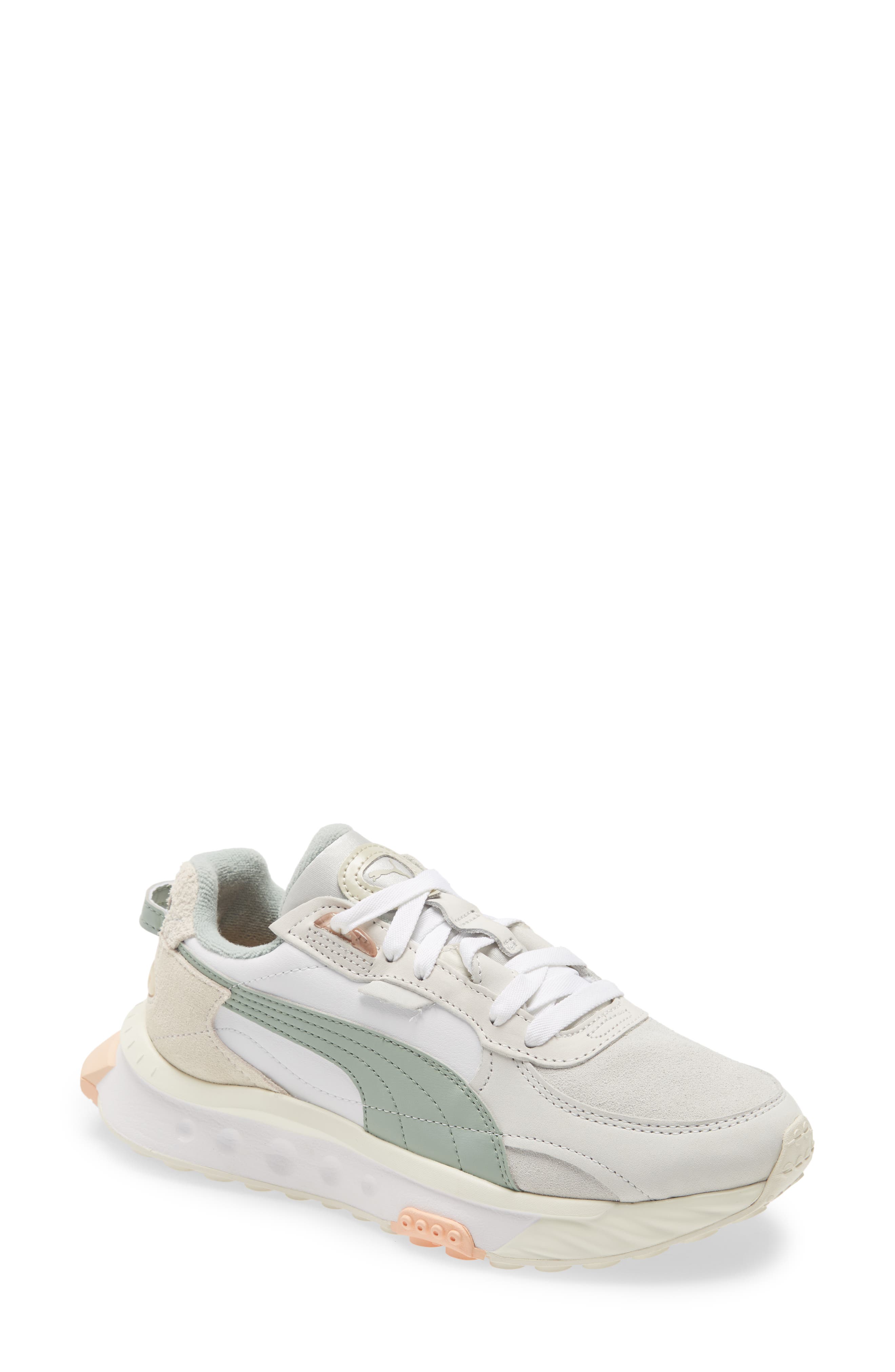 puma platform sneakers grey