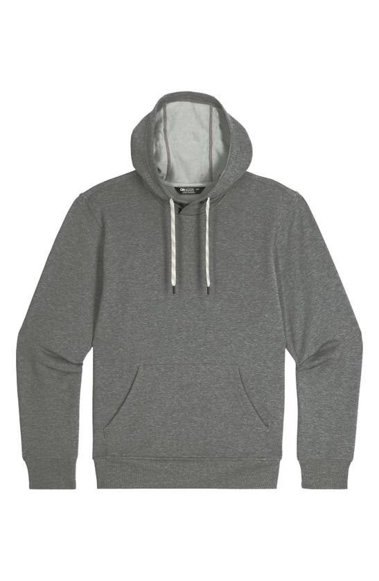 Shop Outdoor Research Essential Fleece Hoodie In Grey Heather