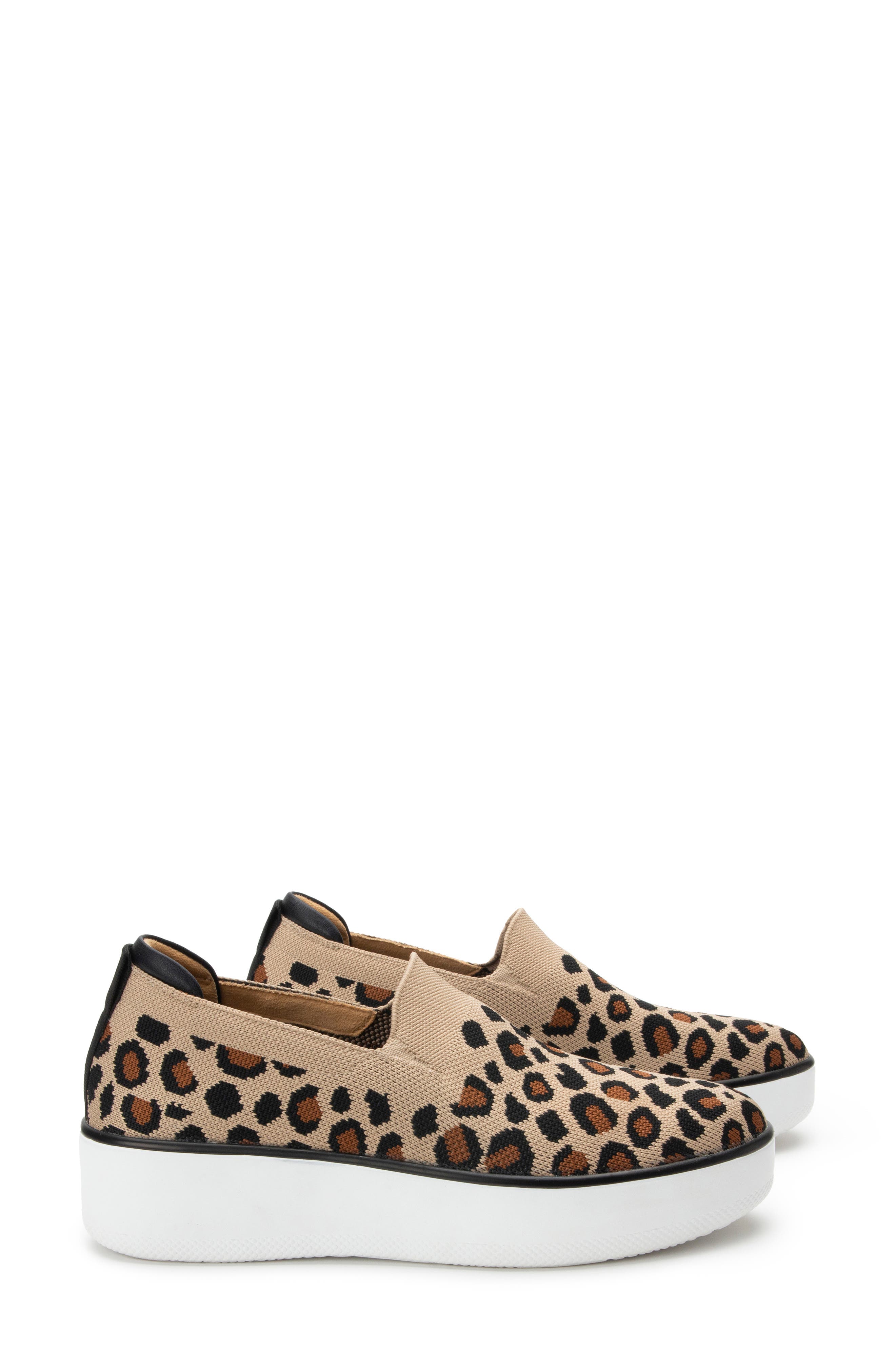 leopard print slip on shoes