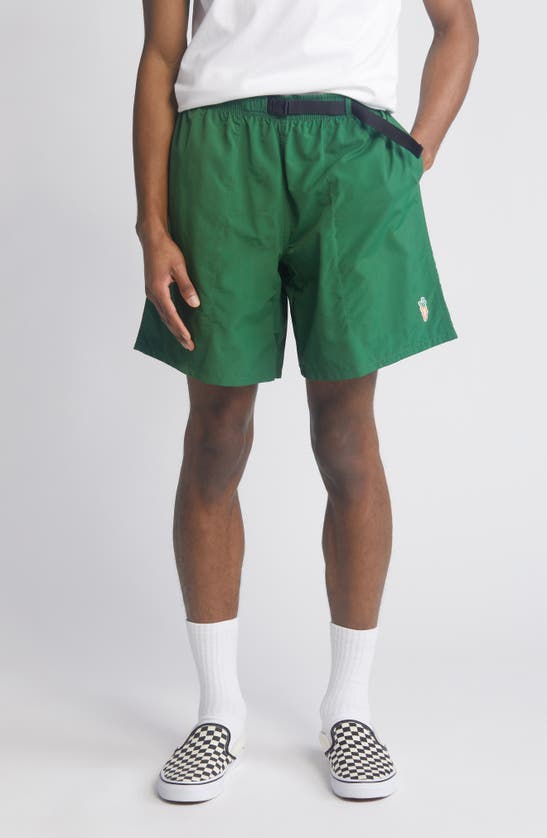 Shop Carrots By Anwar Carrots Stem Nylon Shorts In Forest