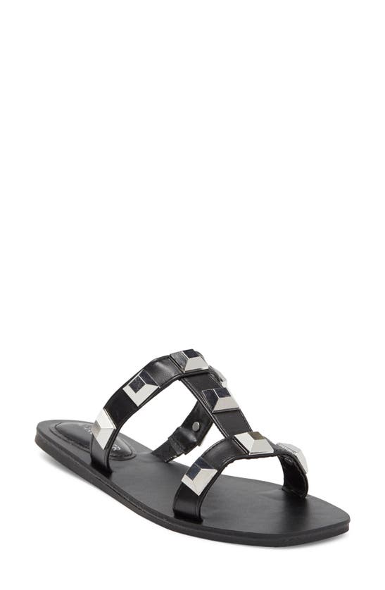 Marc Fisher Bonis Studded Sandal In Black