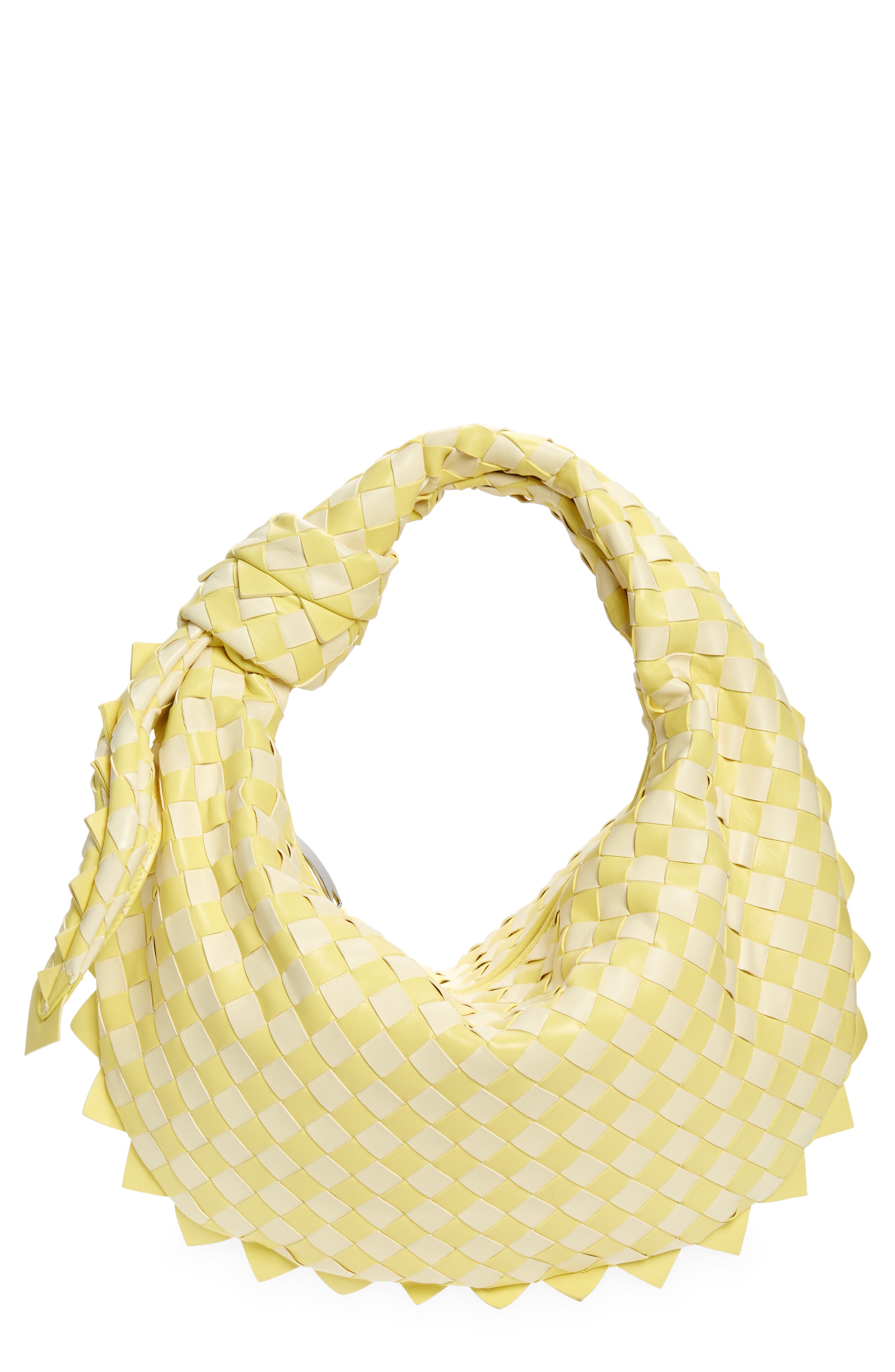 Bottega Veneta Teen Jodie Shoulder Backpack In Yellow