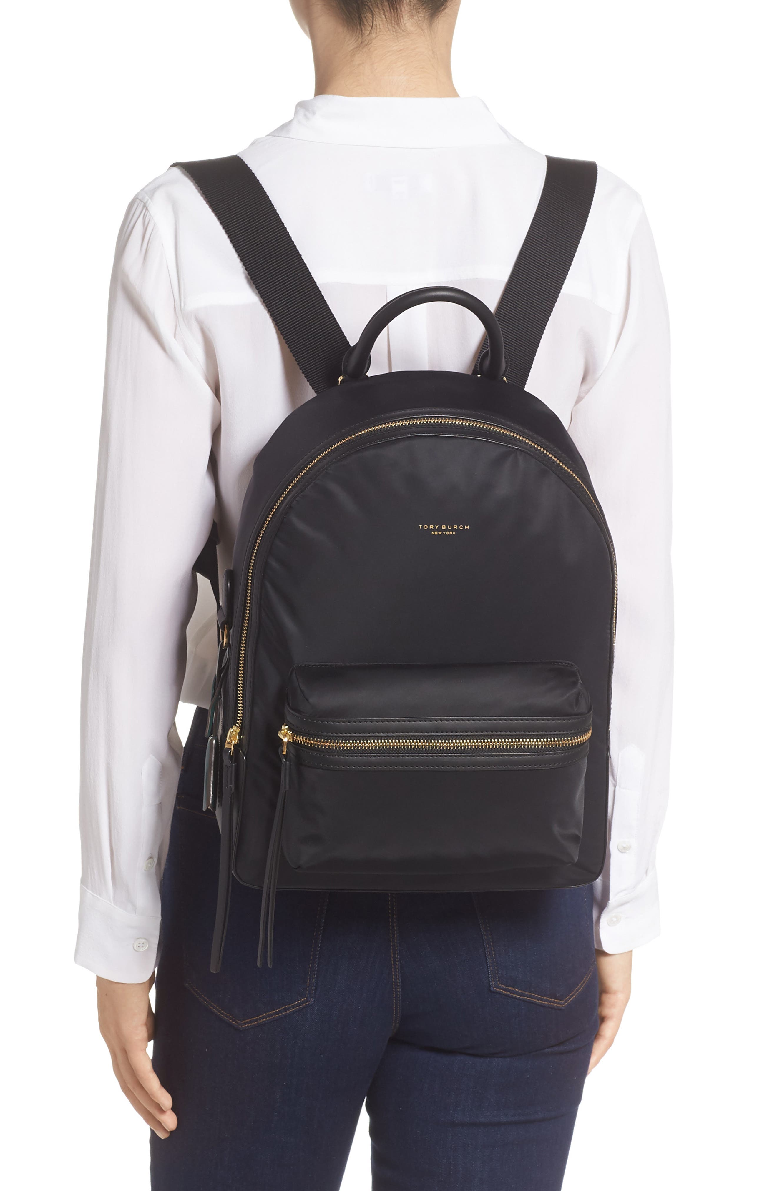 tory burch perry nylon zip backpack