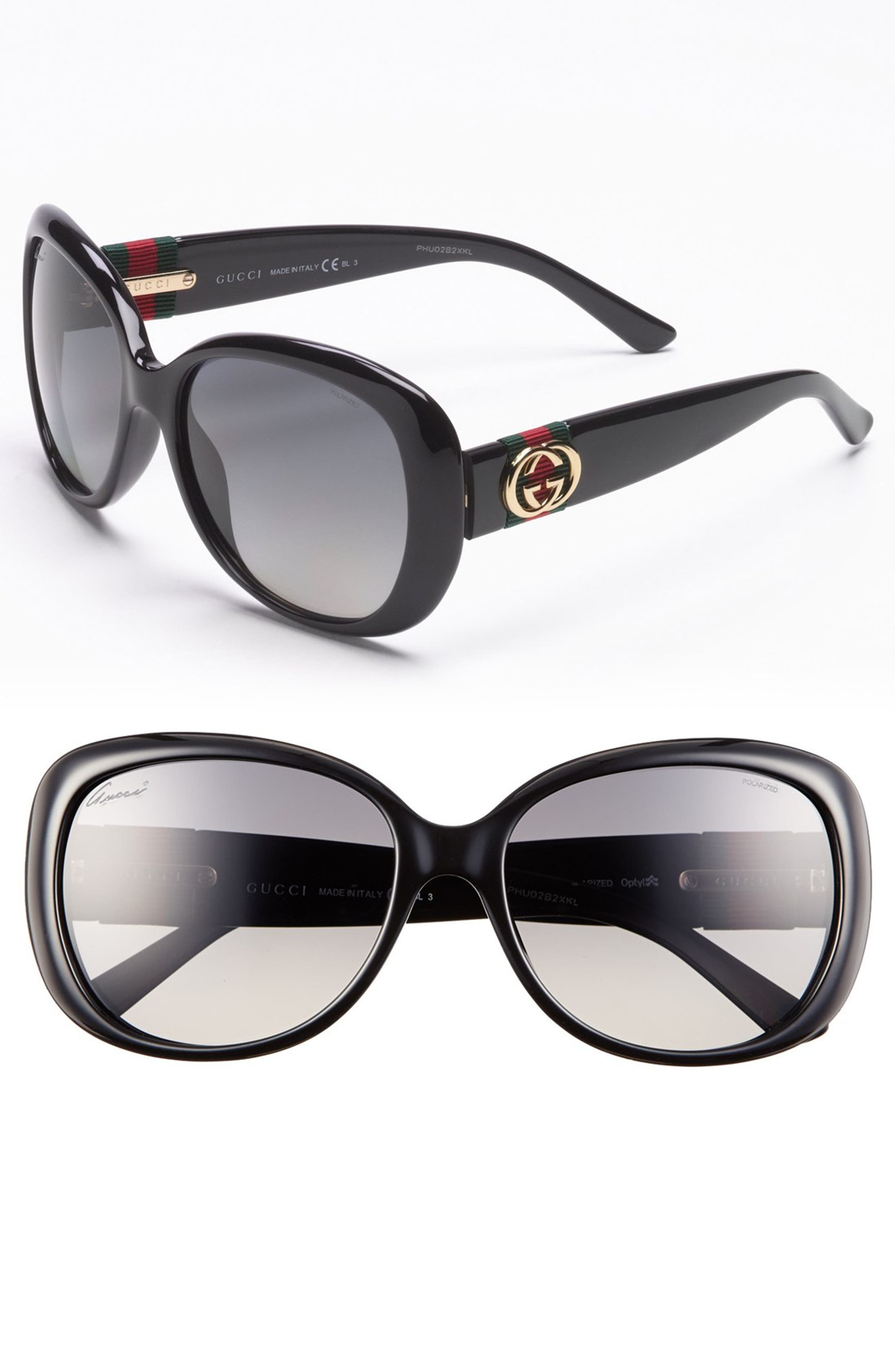 Gucci 56mm Polarized Sunglasses Nordstrom