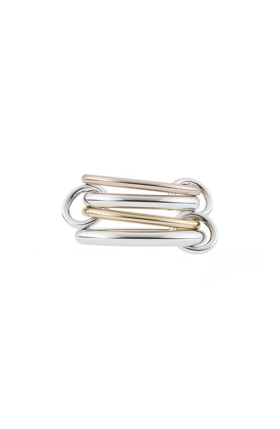 Spinelli Kilcollin Hyacinth Mixed Metal Linked Rings In Gold | ModeSens