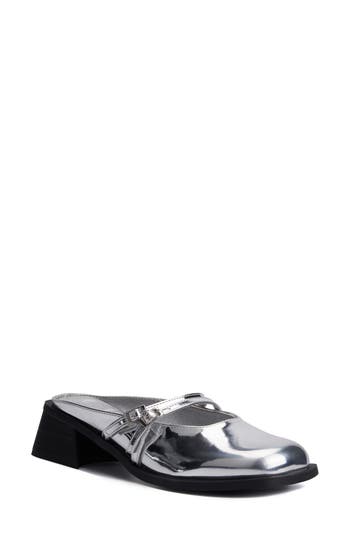 Olivia Miller Aquarius Mule In Silver