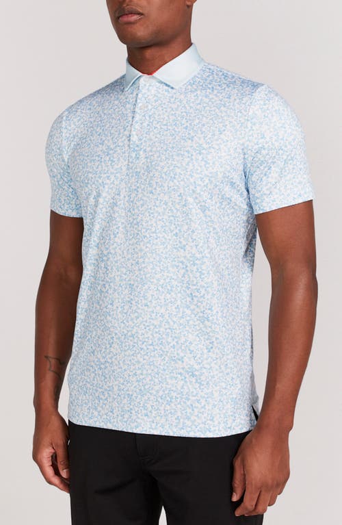 Brewer Floral Polo in Breeze