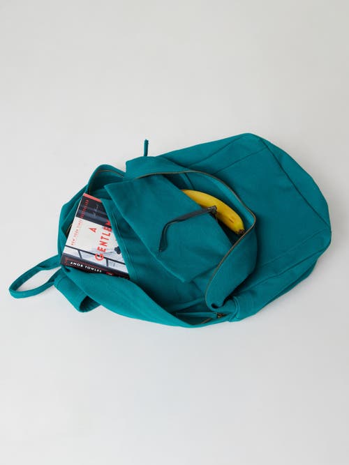 Shop Terra Thread Organic Cotton Backpack In Deep Sea Teal