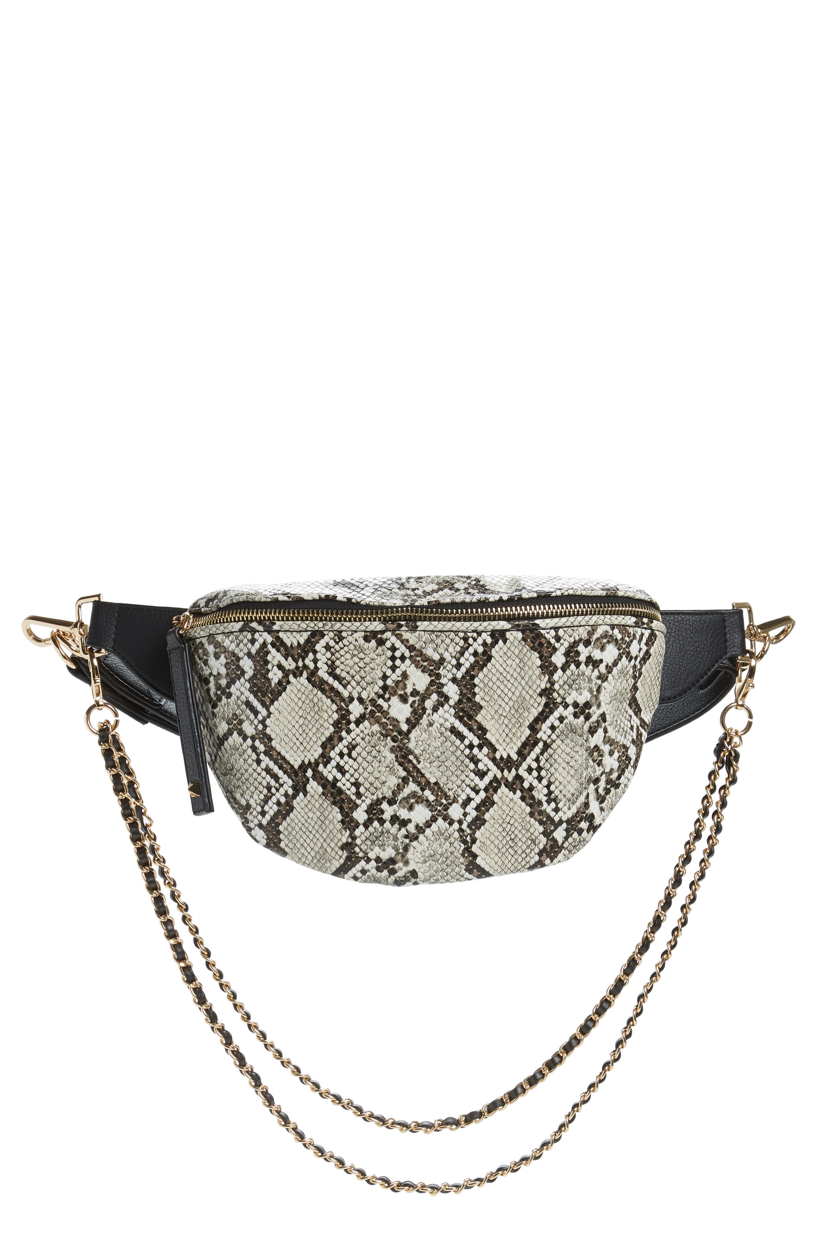 animal print belt bag