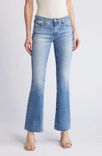 Ag Angel Low Rise Bootcut Jeans In 22 Years Whisper