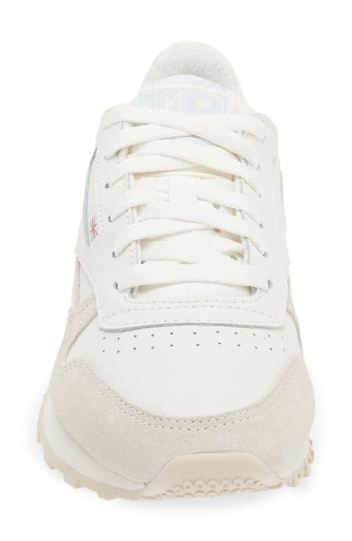 Shop Reebok Classic Leather Sneaker In Chalk/vinc