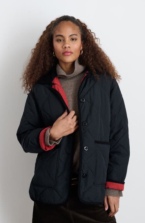 Shop Alex Mill Quinn Quilted Nylon Jacket In Black