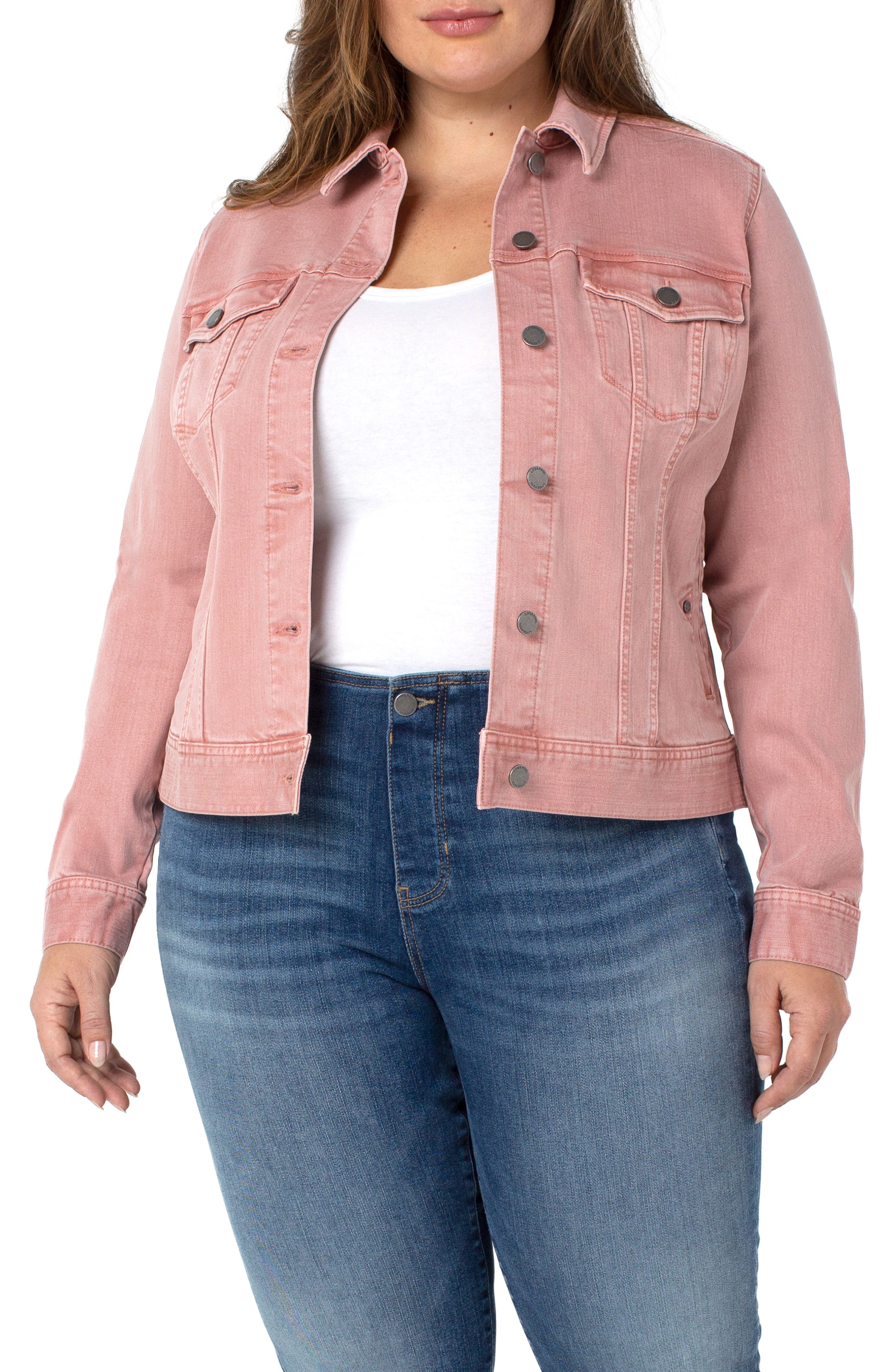 Women's Pink Jean \u0026 Denim Jackets 