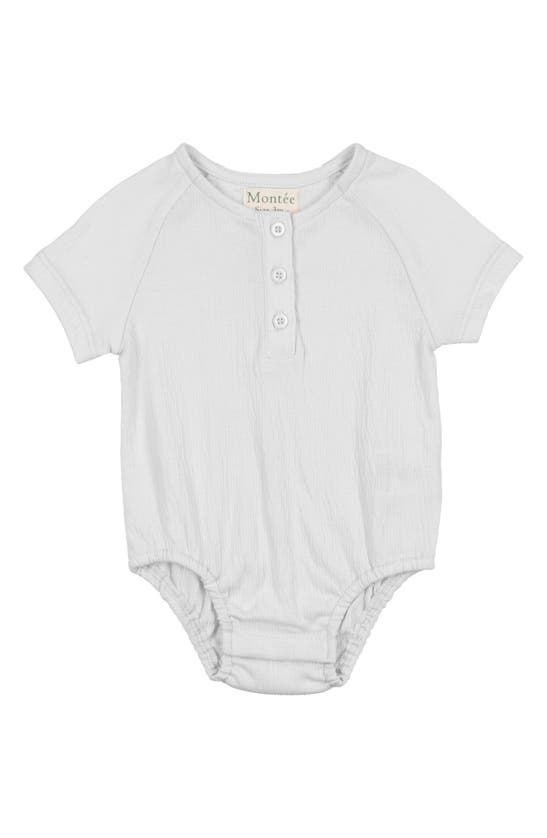 Shop Maniere Manière Gauze Bodysuit In White