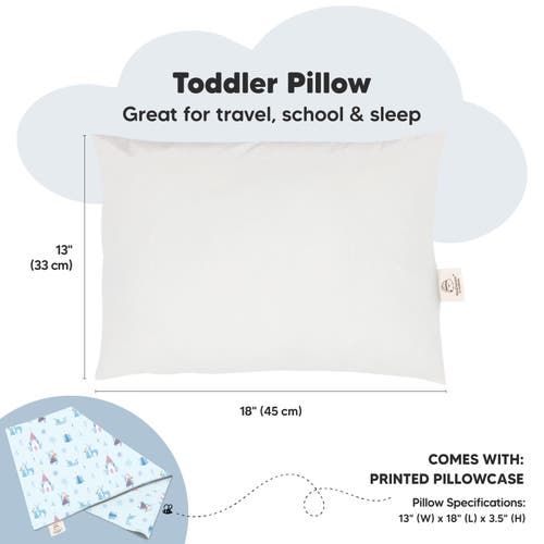 Shop Keababies Toddler Pillow With Pillowcase In Enchanted Frost