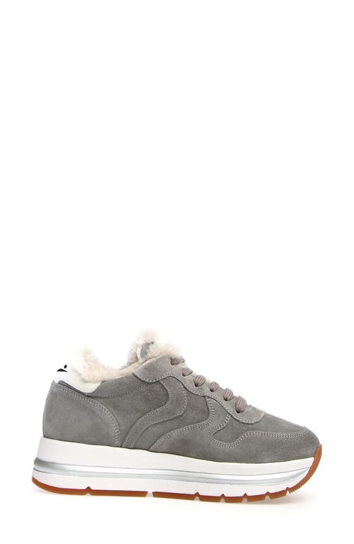 VOILE BLANCHE VOILE BLANCHE MARAN GENUINE SHEARLING LINED SNEAKER